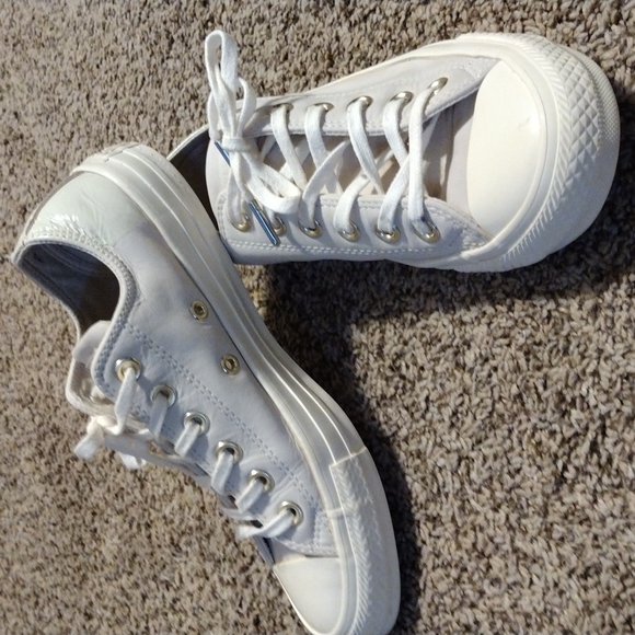 Leather Converse All Star sneakers size 6.5 - Picture 5 of 11